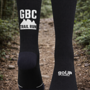 Meia GBC Preta Logo Grande atrás